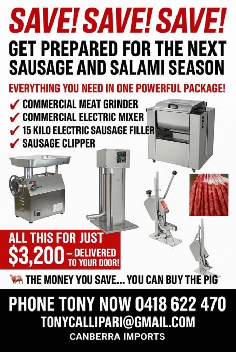 Sausage & Salami Commercial Package