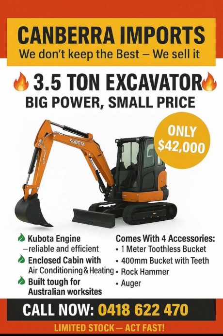 3.5 Ton Excavator